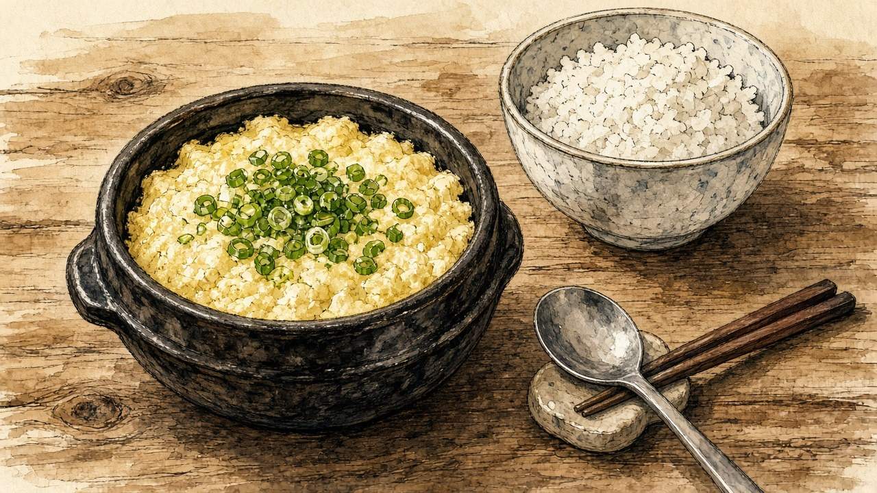 계란찜 일러스트