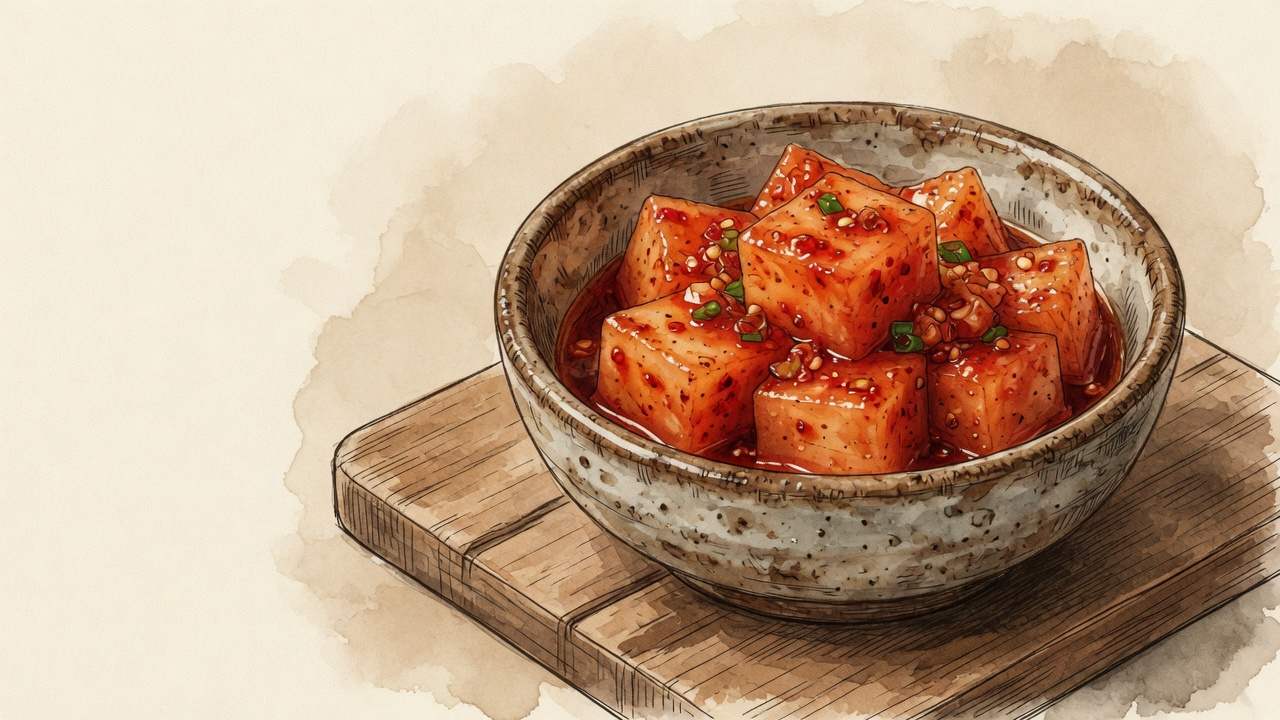 깍두기 일러스트