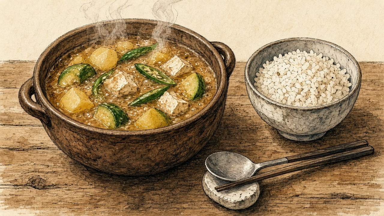 된장찌개 일러스트