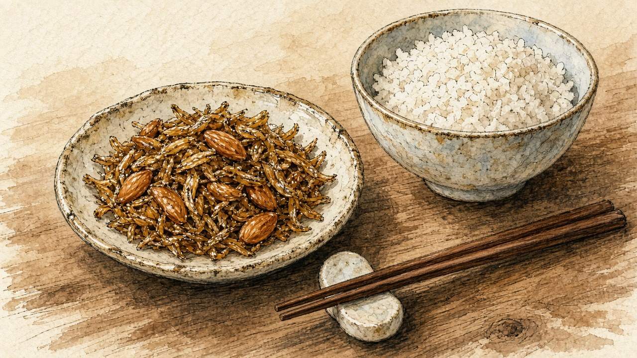 멸치볶음 일러스트