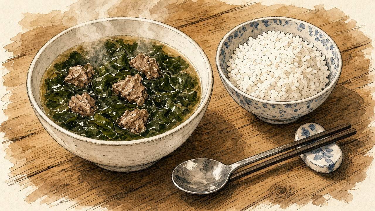 미역국 일러스트